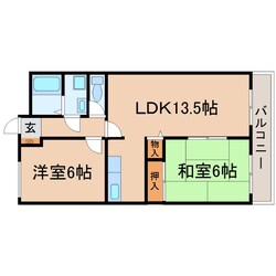 仁川駅 徒歩22分 2階の物件間取画像